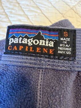Vintage Patagonia Capilene Pants Men's Small Blue Thermal Base Layer USA Made